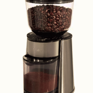 Oster® Molinillo de café, Accesorio, con 18 Ajustes de Grosor, Incluye Accesorios, BVSTBMH23