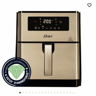 Freidora de aire digital Oster® con capacidad de 9L CKSTAF90D
