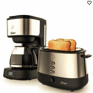 Kit Cafetera programable 8 tazas BVSTDC10SS y Tostador 2 rebanadas TSSTTR500