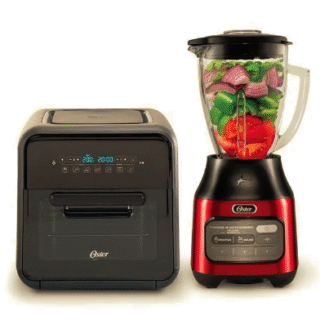 Kit Súper freidora de aire Oster® 10 litros CKSTAFOV3 y Licuadora Oster® con tecnología reversible, 2 programas automáticos BLSTPEGCRT