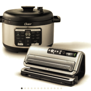 Kit Multi-olla rápida ovalada de 5.7L con 15 funciones CKSTPCECOV57 y Sellador al vacío FoodSaver® FFS006X01